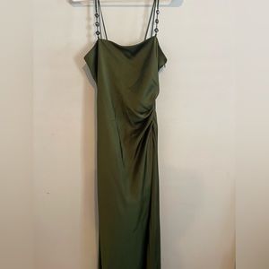 Zara midi dress, detailed straps